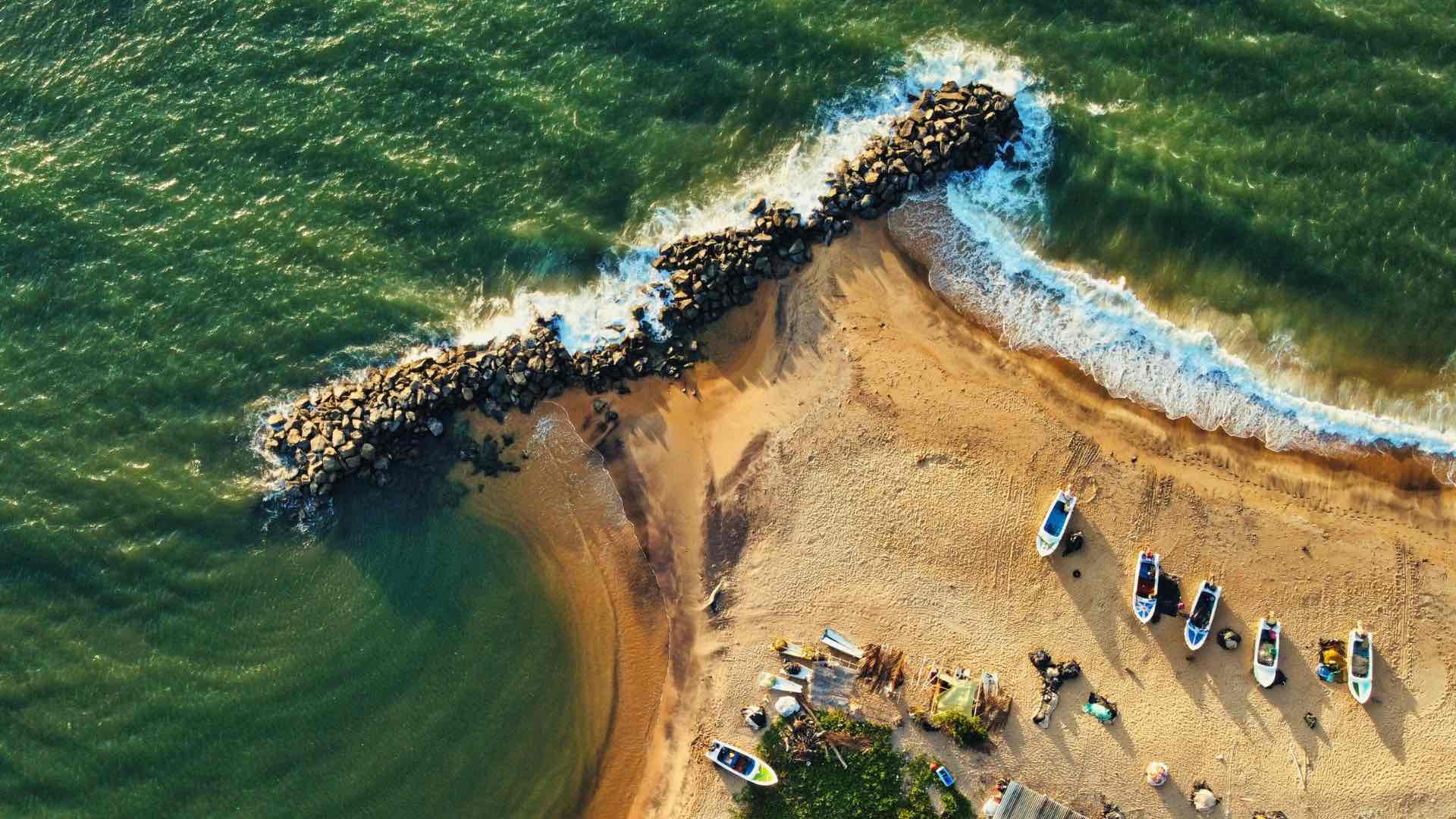 stilt fishing in Sri Lanka